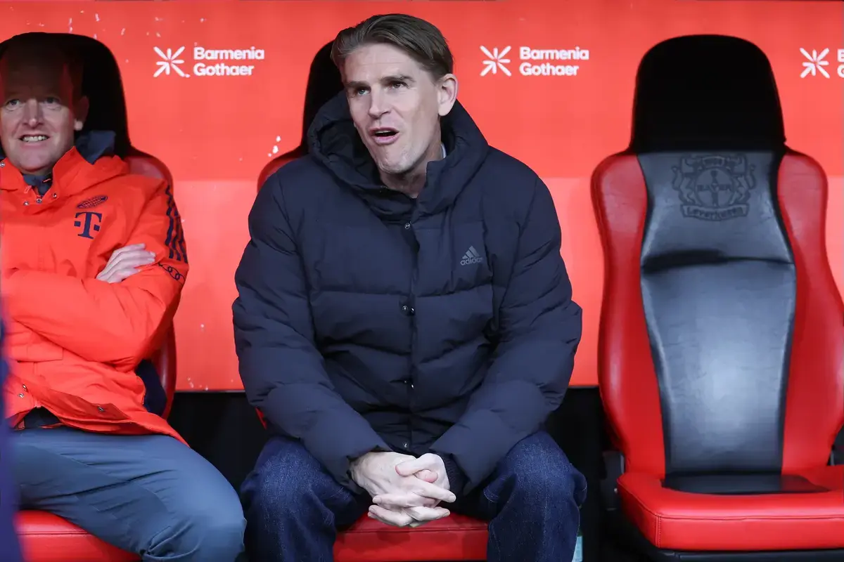 1. Bundesliga - Bayer 04 Leverkusen - FC Bayern München am 14.03.2026 in der BayArena in Leverkusen Sportdirektor Christoph Freund (Muenchen)