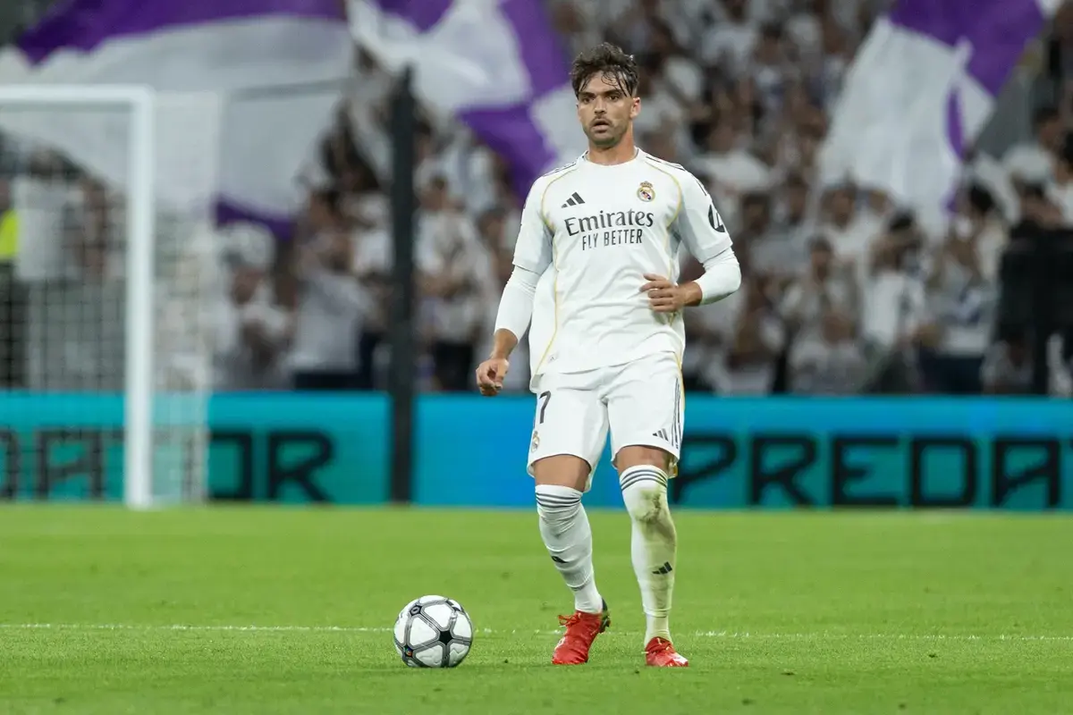 April 10, 2026, Madrid, Madrid, Spain: Raul Asencio of Real Madrid CF during La Liga football match between Real Madrid CF and Girona at Santiago Bernabeu Stadium in Madrid, Spain, April 10, 2026.
