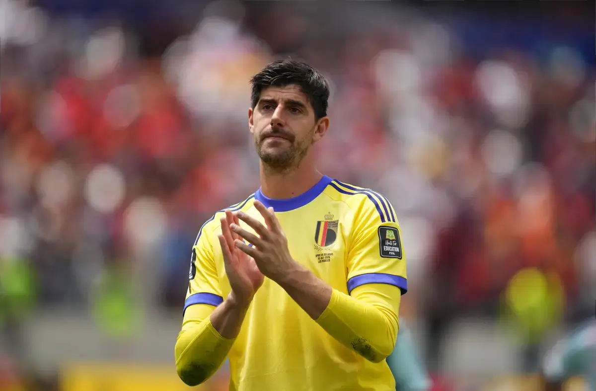 July 10, 2026, Los Angeles, Aarhus, USA: THIBAUT COURTOIS from Belgium with post game despair during FIFA World Cup 2026: Spain and Belgium.