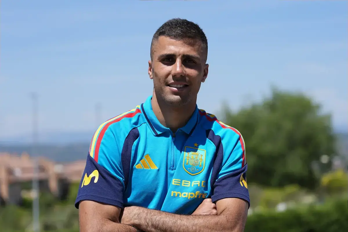 June 1, 2026, Las Rozas, Madrid, Spain: Rodri Hernandez attends during the Spain Team Media Day ahead the FIFA World Cup 2026 at Ciudad del Futbol on June 01, 2026 in Las Rozas, Madrid, Spain.
