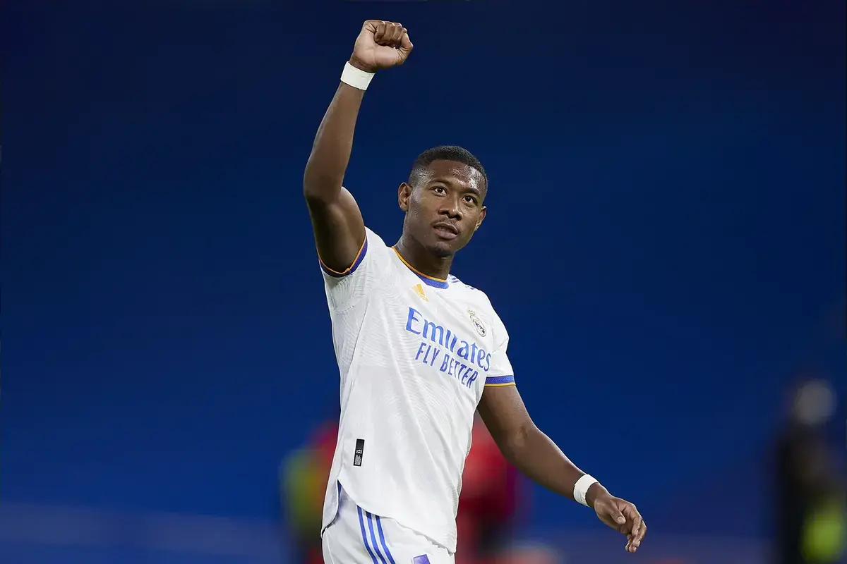 September 22, 2021, Madrid, Spain: DAVID ALABA of Real Madrid during La Liga football match between Real Madrid and RCD Mallorca at Santiago Bernabeu Stadium.