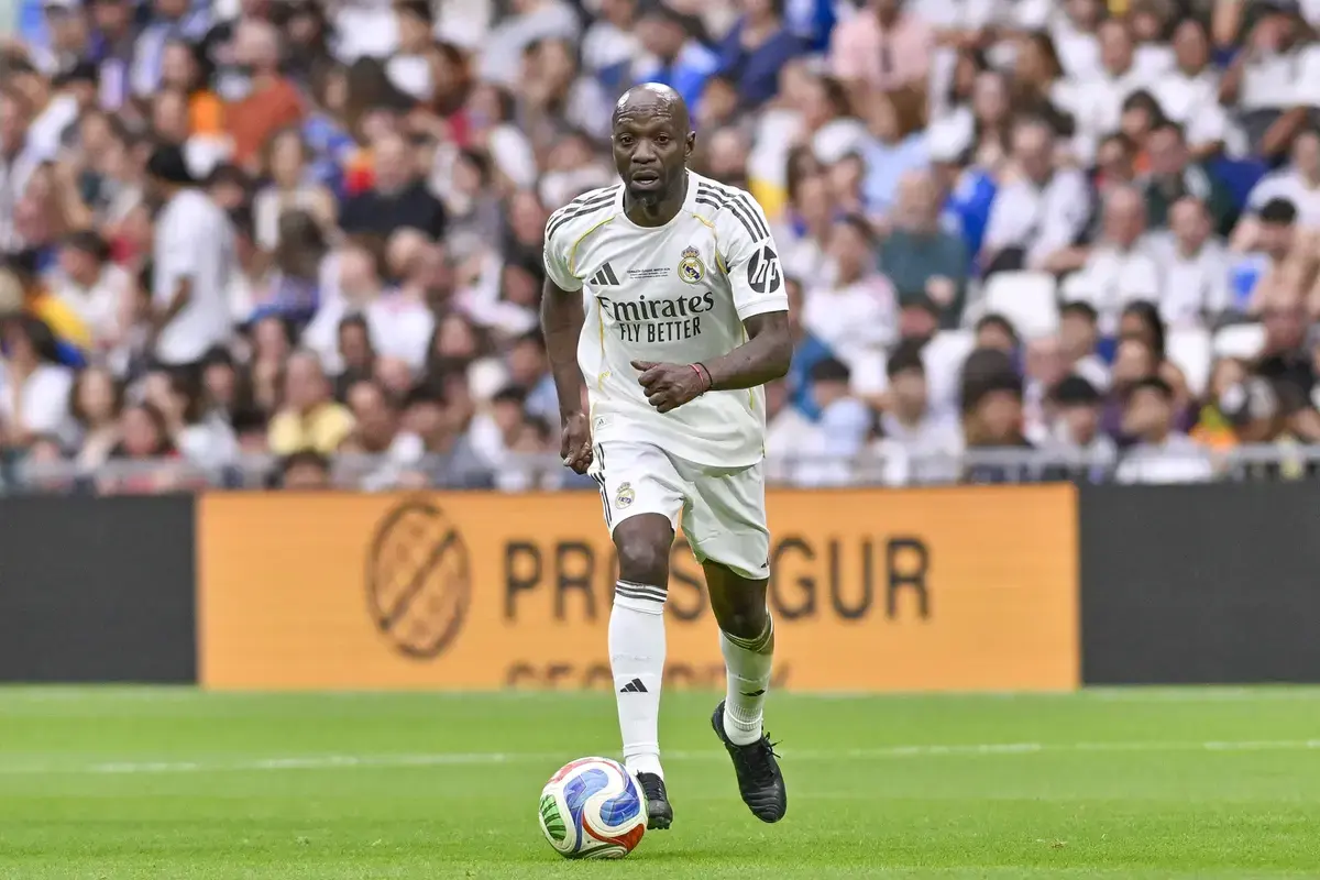 June 13, 2026, Madrid, Madrid, Spain: CLAUDE MAKELELE in action during the match for the 13th edition of the 2026 Corazon Classic Match, titled “a Match with the Spirit of Childhood,” between Real Madrid C.F. Legends and Inter Legends, played at the Bernabéu Stadium on June 13, 2026, in Madrid, Spain.