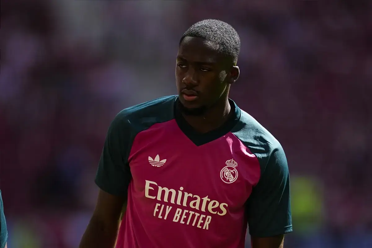 September 20, 2026, Madrid, Madrid, Spain: Ibrahima Konate of Real Madrid CF looks on during the Spanish League, LaLiga EA Sports, football match played between Atletico de Madrid and Real Madrid CF at Riyadh Air Metropolitano stadium on September 20, 2026, in Madrid, Spain.